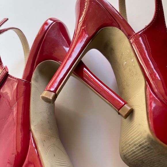 Enzo Angiolini Shaylin Red Patent 5” Stiletto Heel 9.5M - Picture 8 of 10